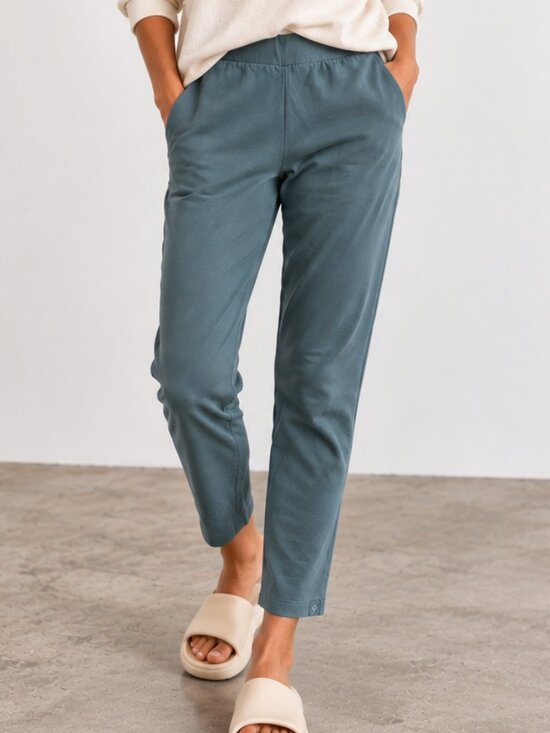 Barefoot Dreams Pants - BAREFOOT DREAMS Malibu Collection Lounge Ankle Relaxed Pants Sage Green SP EUC